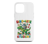 Carcasa para iPhone 13 Pro MAX Bloques de Dinosaurios de Montar Robot para Estudiantes Dino-Mite