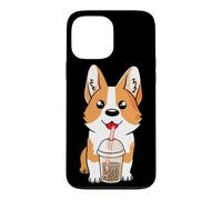 Carcasa para iPhone 13 Pro MAX Boba Milk Tea Corgi Dog Puppy Lover Kawaii Anime japonés