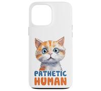 Carcasa para iPhone 13 Pro MAX Bonito gráfico Humano patético de Gato