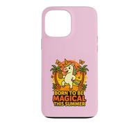 Carcasa para iPhone 13 Pro MAX Born to Be Magical Summer Vibes Piña Unicornio