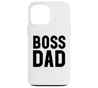Carcasa para iPhone 13 Pro MAX Boss Dad Men Dad Boss Hombre Papa Bossy Daddy Boss Father