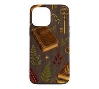 Carcasa para iPhone 13 Pro MAX Botánicos de la Biblioteca de Medianoche