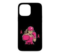 Carcasa para iPhone 13 Pro MAX Boxing Black African American Fight Breast Cancer Ribbon