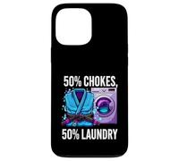 Carcasa para iPhone 13 Pro MAX Brazilian Jiu Jitsu 50% Chokes 50% Laundry BJJ