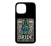 Carcasa para iPhone 13 Pro MAX Bride Or Die Retro Halloween Despedida de Soltera a Juego