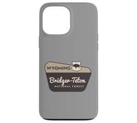 Carcasa para iPhone 13 Pro MAX Bridger-Teton National Forest Wyoming Señal de Bienvenida Vacaciones