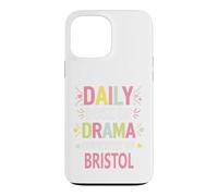 Carcasa para iPhone 13 Pro MAX Bristol Personalized Name Funny Cute Custom Bristol Name