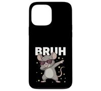 Carcasa para iPhone 13 Pro MAX Bruh Dabbing Mouse Gafas de Sol Divertido Dabbing Mouse Dabbing Cute Kids