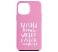 Carcasa para iPhone 13 Pro MAX Bunny Kisses Easter Wishes Holiday