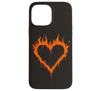 Carcasa para iPhone 13 Pro MAX Burning Heart Y2K Grunge