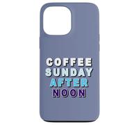 Carcasa para iPhone 13 Pro MAX Café Sunday Afternoon café Domingo por la Tarde y Pastel