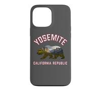 Carcasa para iPhone 13 Pro MAX California Republic Bear Yosemite Valley National Park Flag