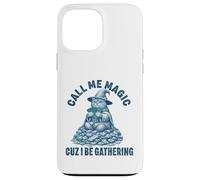 Carcasa para iPhone 13 Pro MAX Call Me Magic Cuz I Be Gathering Gato Dinero Empresario Dueño