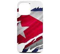 Carcasa para iPhone 13 Pro MAX Camisas cubanas orgullosas | Cultura Cubana desgarrada Bandera de Cuba