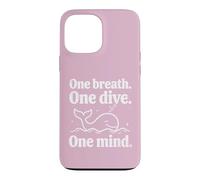 Carcasa para iPhone 13 Pro MAX Camiseta Freediver: Un Aliento - Un Buceo, una Mente. Apnea