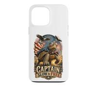 Carcasa para iPhone 13 Pro MAX Capitán Slow and Free Patriotic Turtle American Freedom 1776