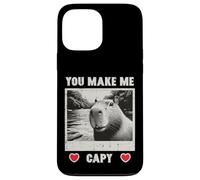 Carcasa para iPhone 13 Pro MAX Capybara Selfie Make Me Capy Hombres Mujeres Niños
