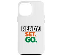 Carcasa para iPhone 13 Pro MAX Carrera Ready Go Marathon Go Time Get Moving Sprinter de 10 km y 5 km