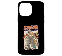 Carcasa para iPhone 13 Pro MAX Catju Super Cat Monster Parodia Retro Kaiju Felino Japonés