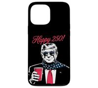 Carcasa para iPhone 13 Pro MAX Celebración Divertida de Trump Happy 250!