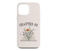 Carcasa para iPhone 13 Pro MAX Chapter 65 - Book Lovers & Readers 65th Birthday Wildflowers