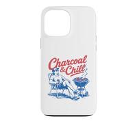 Carcasa para iPhone 13 Pro MAX Charcoal & Chill Summer BBQ Grill Dad Father's Day Relax