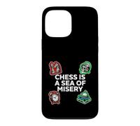 Carcasa para iPhone 13 Pro MAX Chess Is A Sea of Misery Funny Board Gamer