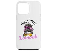 Carcasa para iPhone 13 Pro MAX Chicas a Juego Viaje Lombok moño desordenado