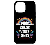 Carcasa para iPhone 13 Pro MAX Chloe Vibes Only Cute Retro Girls Chloe Name