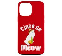 Carcasa para iPhone 13 Pro MAX Cinco de Meow - Fun Beer Taco Cat Cinco de Mayo