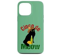 Carcasa para iPhone 13 Pro MAX Cinco de Meow - Fun Beer Taco Cat Cinco de Mayo