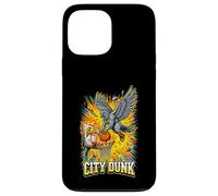 Carcasa para iPhone 13 Pro MAX City Dunk Pigeon Baloncesto Slam Funny Bird