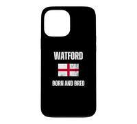 Carcasa para iPhone 13 Pro MAX Clásico Watford Born and Bred England Flag Hombres Mujeres Niños