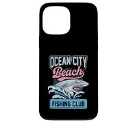 Carcasa para iPhone 13 Pro MAX Club de Pesca Ocean City Beach Shark Maryland