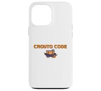 Carcasa para iPhone 13 Pro MAX 【Code DE CROUTO】 Herramienta de Ilustración de AI Agente de IA Ejecución Binario Hacker Dot Gake GPT