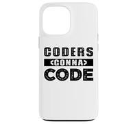 Carcasa para iPhone 13 Pro MAX Coders Gonna Code Programación informática