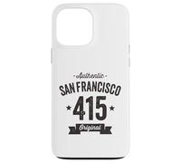 Carcasa para iPhone 13 Pro MAX Código de área 415 San Francisco Envejecido auténtico