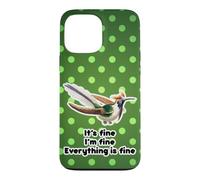 Carcasa para iPhone 13 Pro MAX Colibríes Everything is It's I'm Fine Happy Birds
