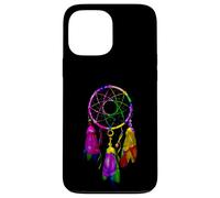 Carcasa para iPhone 13 Pro MAX Colorful Dreamcatcher Feathers Native Tribal