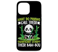 Carcasa para iPhone 13 Pro MAX ¿Cómo Llaman los Pandas a su Otro significativo? Su Bam-BOU