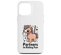 Carcasa para iPhone 13 Pro MAX Compañeros en equitación Fun Pony Horse
