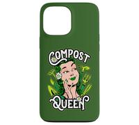 Carcasa para iPhone 13 Pro MAX Compost Queen Herramientas de jardinería Vintage Pop Art Gardener Girl