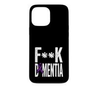 Carcasa para iPhone 13 Pro MAX Concientización sobre la Demencia Cinta Púrpura Combate Demencia Apoyo