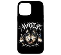 Carcasa para iPhone 13 Pro MAX Concierto Musical Wolf Heavy Metal 80s Animal Rock N Roll