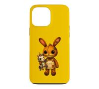 Carcasa para iPhone 13 Pro MAX Conejo Kawaii Unicornio Espeluznante Lindo Conejo de Retazos de Halloween