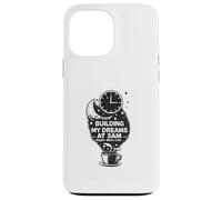 Carcasa para iPhone 13 Pro MAX Construyendo mi Futuro, construyendo sueños Medianoche Trabajadores Moler
