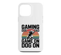 Carcasa para iPhone 13 Pro MAX Controlador Gaming Dog Dad Game On Dog On Gamer