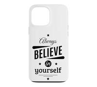 Carcasa para iPhone 13 Pro MAX Cool Always Believe in Yourself Illustration Graphic Designs