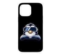 Carcasa para iPhone 13 Pro MAX Cool Cartoon Penguin VR Gamer Relajante Diseño