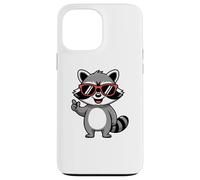 Carcasa para iPhone 13 Pro MAX Cool Charming Raccoon with Sunglasses